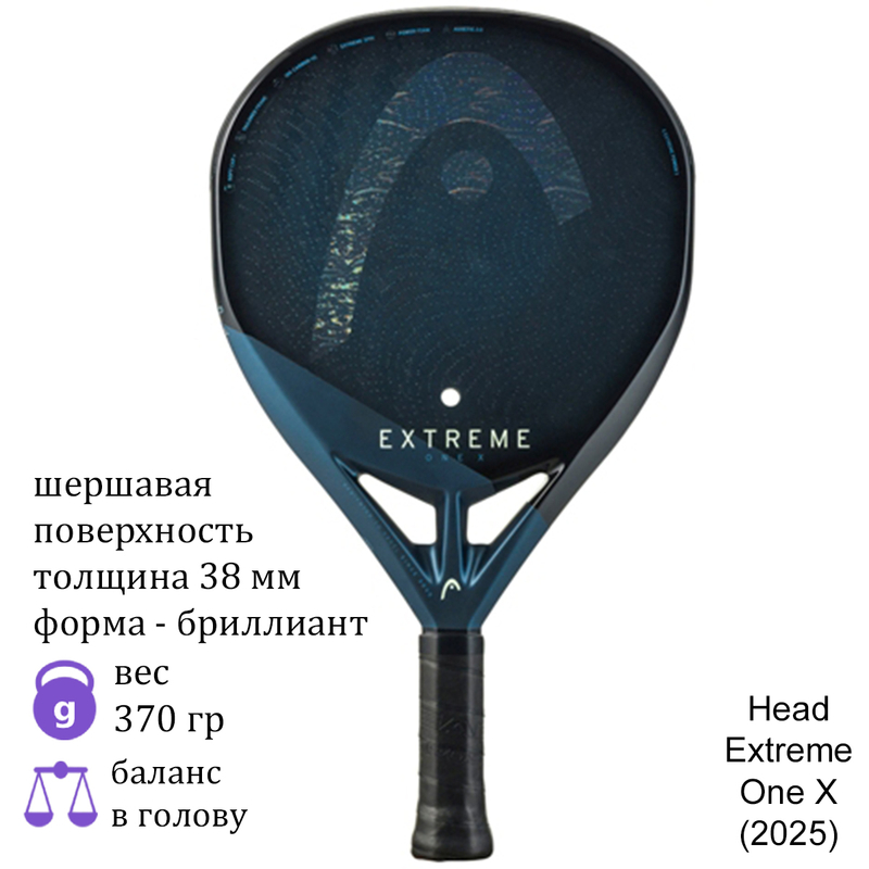 Ракетка для падела Head Extreme One X (2025)