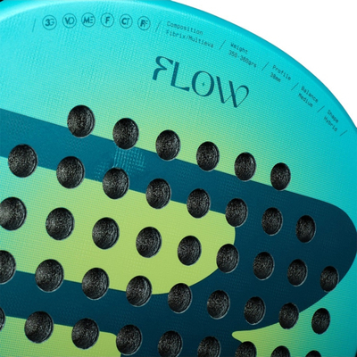 Ракетка для падел Bullpadel Flow Woman Turquoise/Neon Yellow (2025)