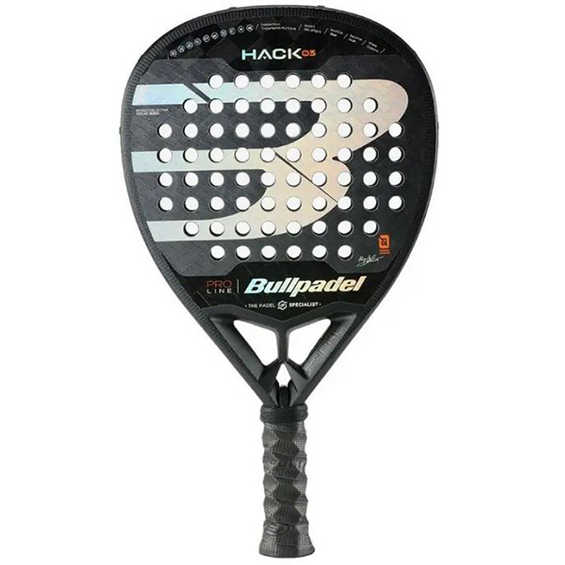 Ракетка для падел Bullpadel HACK 03 24 Black/Orange