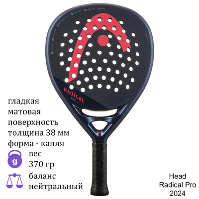 Ракетка для падела Head Radical Pro 2024