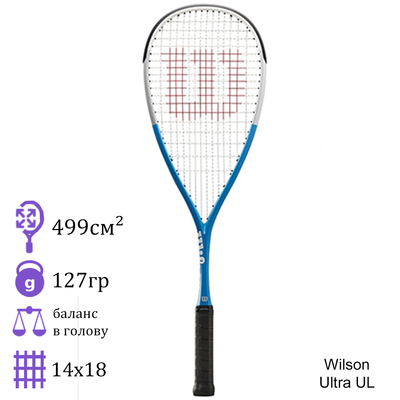 Ракетка для сквоша Wilson Ultra UL