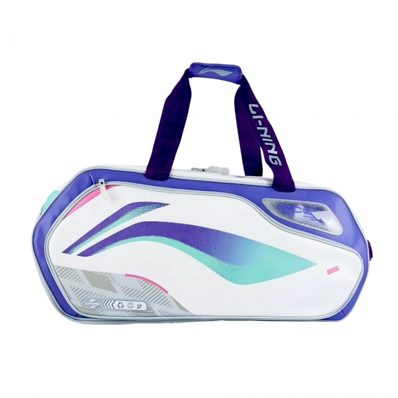 Сумка для бадминтона 6 ракеток Li-NING ABJU013-2 White/Purple