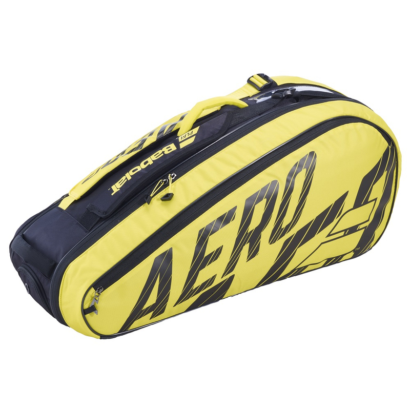 Сумка Babolat Pure Aero x6 (Желтый/Черный 191) 2021 на 6 ракеток