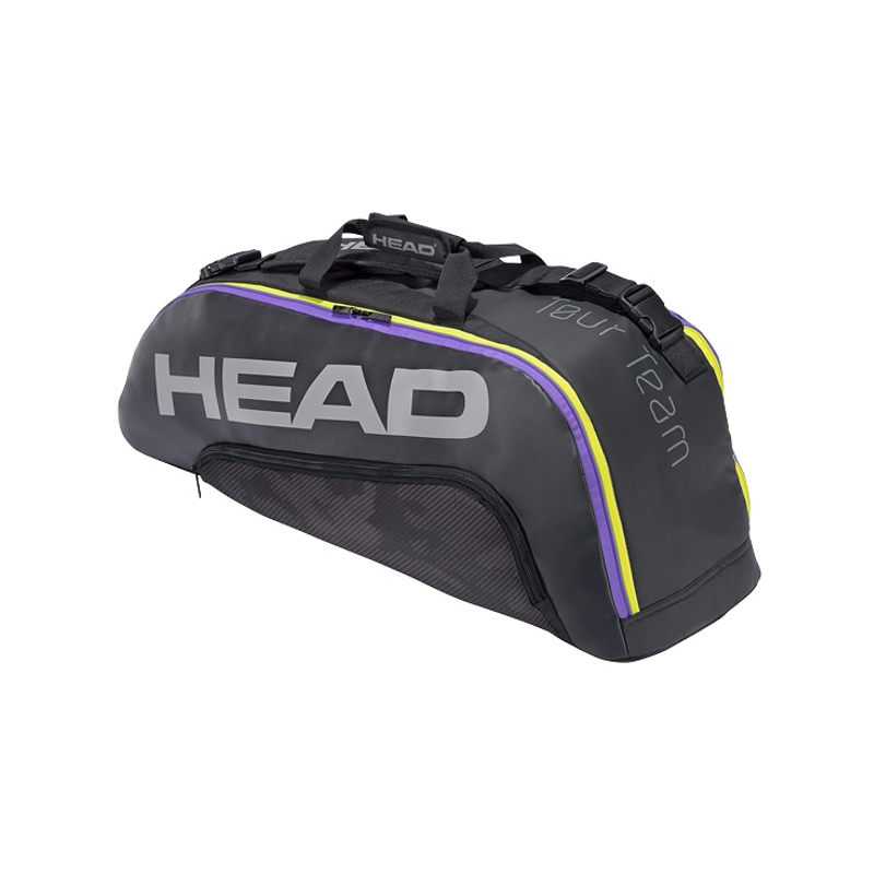 Сумка Head Tour Team 6R Combi 2021 (Черный/Фиолетовый/Желтый)