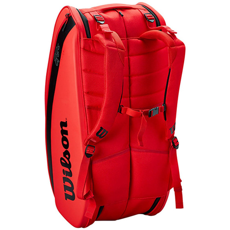 Теннисная сумка Wilson Federer DNA 12 Racket Bag 2020 Infrared