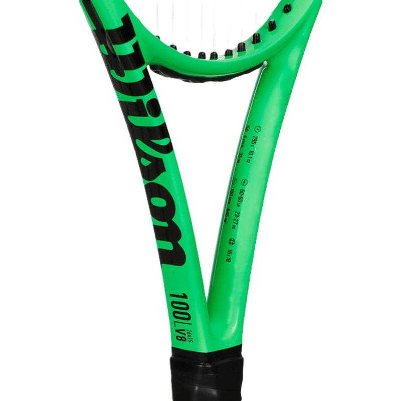Теннисная ракетка Wilson Blade 100L V8.0 Bright Neon Green