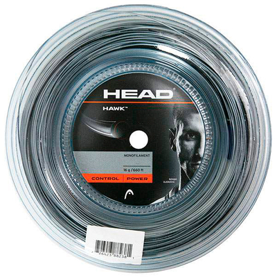 Теннисная струна Head Hawk Grey 1,25 200 метров