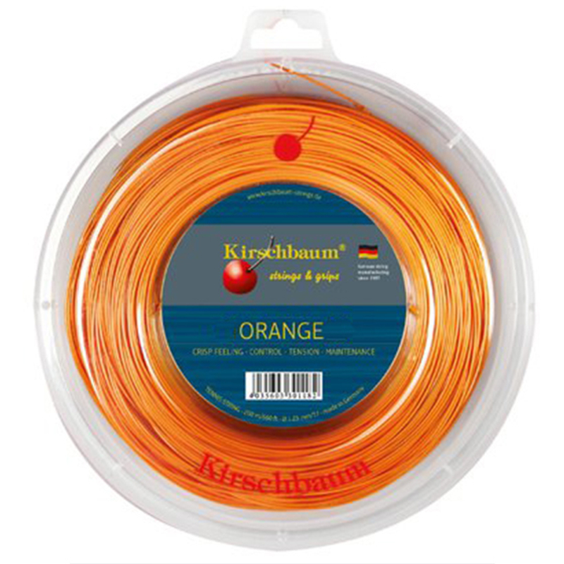 Теннисная струна Kirschbaum Super Smash Orange 1,23 200 метров