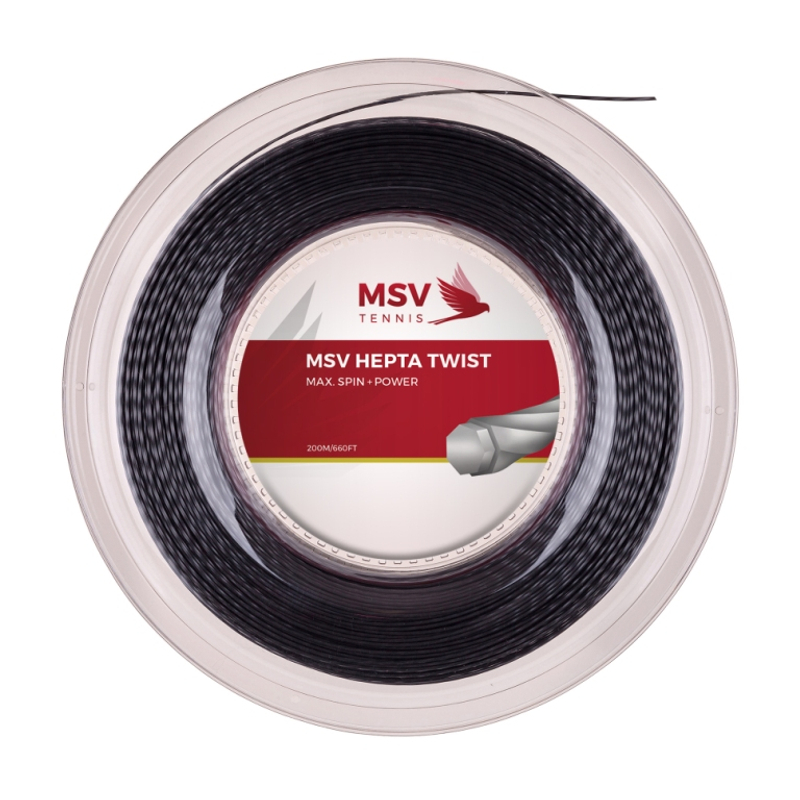 Теннисная струна MSV Hepta-Twist 1,15 200 метров