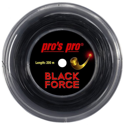 Теннисная струна Pro's Pro Black Force 1,24 200 метров