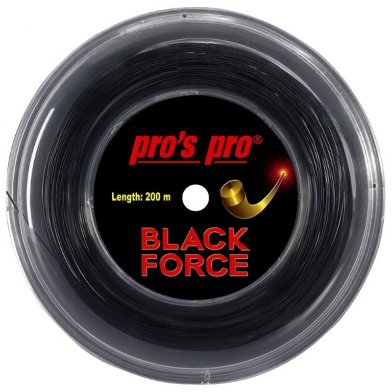 Теннисная струна Pro's Pro Black Force 1,24 200 метров