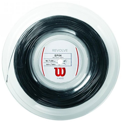 Теннисная струна Wilson Revolve 1,30 Black 200 метров