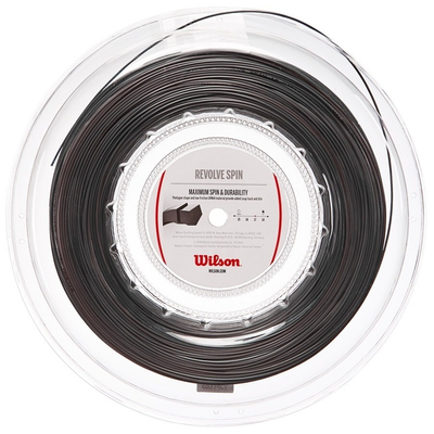 Теннисная струна Wilson Revolve Spin 1,30 Black 200 метров