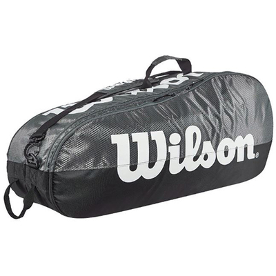 Теннисная сумка Wilson Team 2 Comp Grey на 6 ракеток