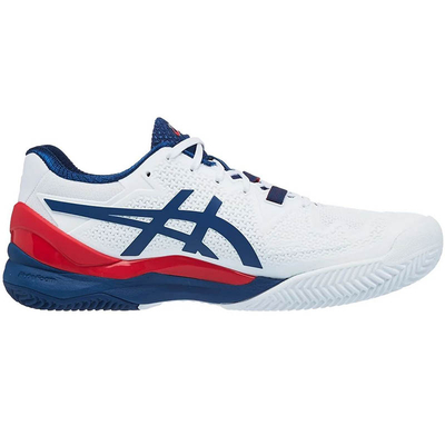 Теннисные кроссовки Asics Gel-Resolution 8 Clay White/Mako Blue