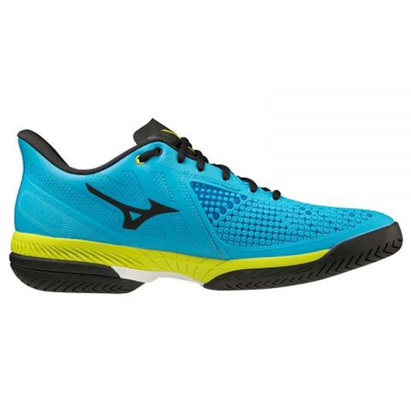 Теннисные кроссовки Mizuno Wave Exceed Tour 5 AC JetBlue/Bolt2 (Neon) /Black