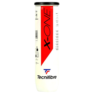 Теннисные мячи Tecnifibre X-One 72 (18x4) пластиковая банка