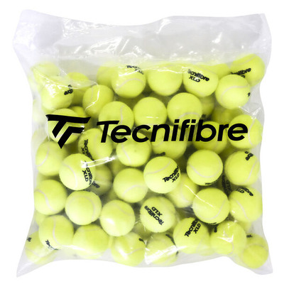 Теннисные мячи Tecnifibre XLD Yellow 72 мяча (пакет)