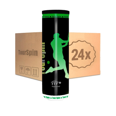 Теннисные мячи TourSpin Green 72 (24x3)