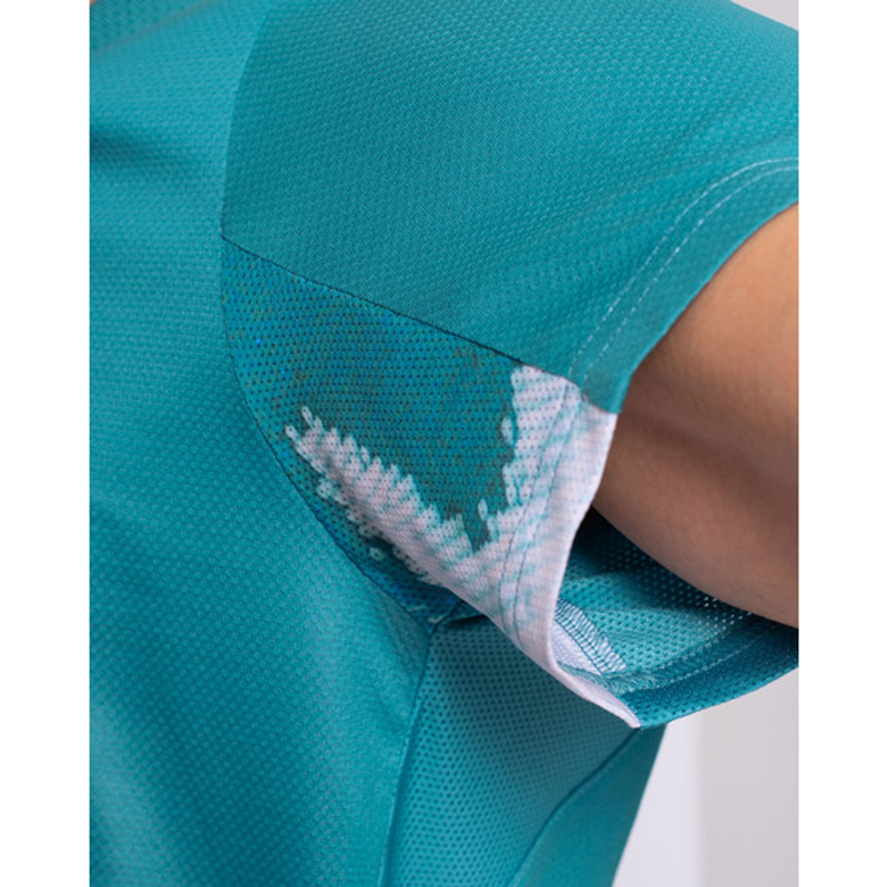 Футболка-поло мужская Bidi Badu Melbourne Turquoise/Orange