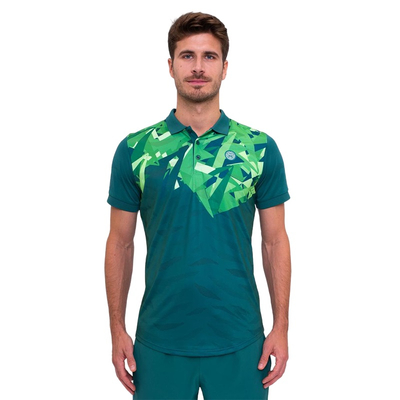 Футболка-поло мужская Bidi Badu Spike Dark Green/Green