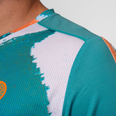 Футболка мужская Bidi Badu Melbourne Turquoise/Orange