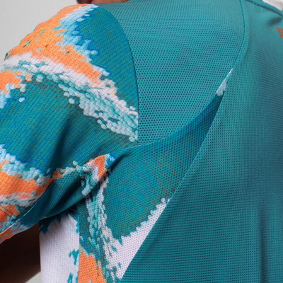 Футболка мужская Bidi Badu Melbourne Turquoise/Orange
