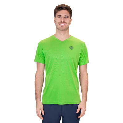 Футболка Bidi Badu Crew Inside Out V-Neck Neon Green/Dark Blue