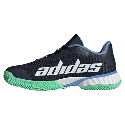 Кроссовки детские Adidas Barricade (Черный/Зеленый/Синий)
