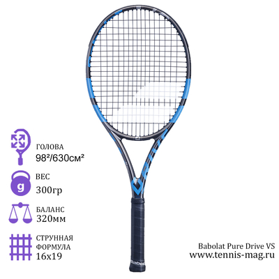 Теннисная ракетка Babolat Pure Drive VS