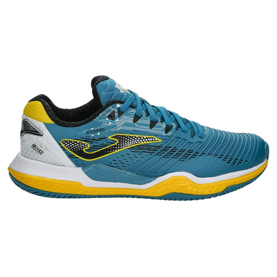 Кроссовки мужские Joma Point Clay (Бирюзовый/Белый/Желтый)