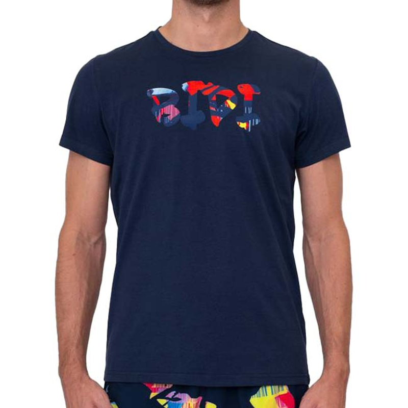 Футболка мужская Bidi Badu Wild Arts Chill Dark Blue/Red/Mix