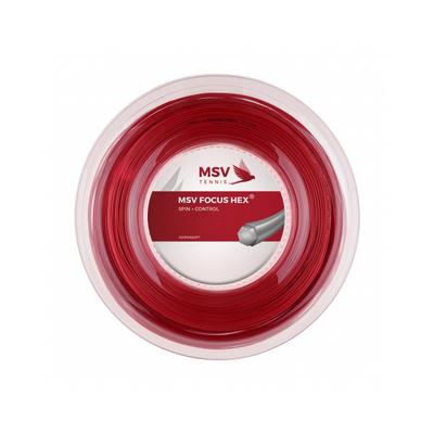 Теннисная струна MSV Focus-Hex Red 1,27 200 метров