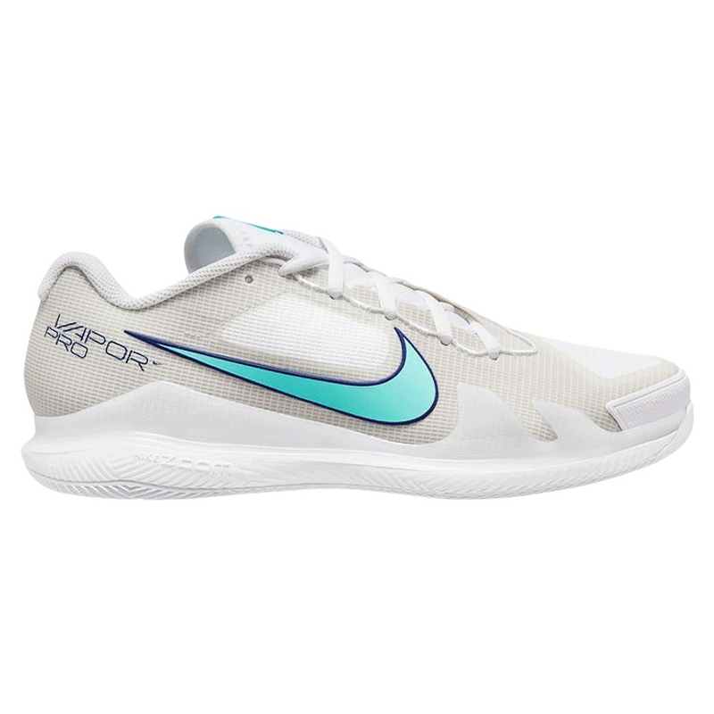 Кроссовки мужские Nike Air Zoom Vapor Pro Clay (Белый/Бирюзовый)
