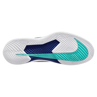 Кроссовки мужские Nike Air Zoom Vapor Pro Clay (Белый/Бирюзовый)