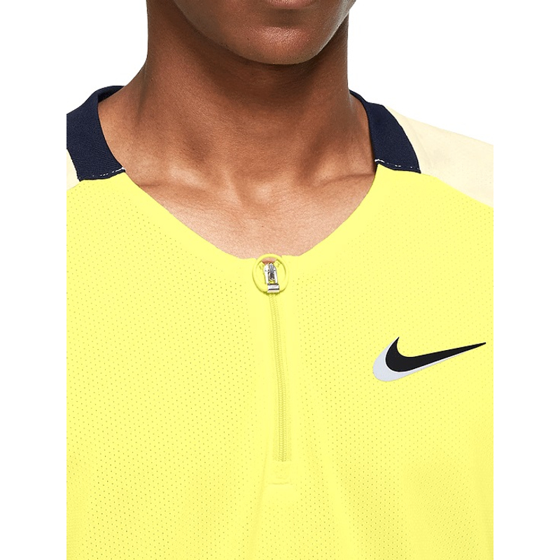 Поло Nike Court Dri-Fit Slam Tennis Polo M (Желтый/Белый)