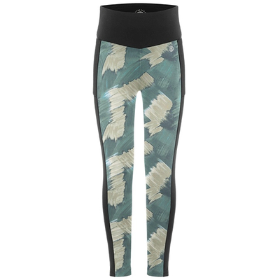 Брюки Poivre Blanc Paint-Art Leggins G (Черный/Зеленый)