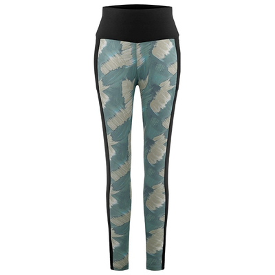 Брюки Poivre Blanc Paint-Art Leggins W (Зеленый/Черный)