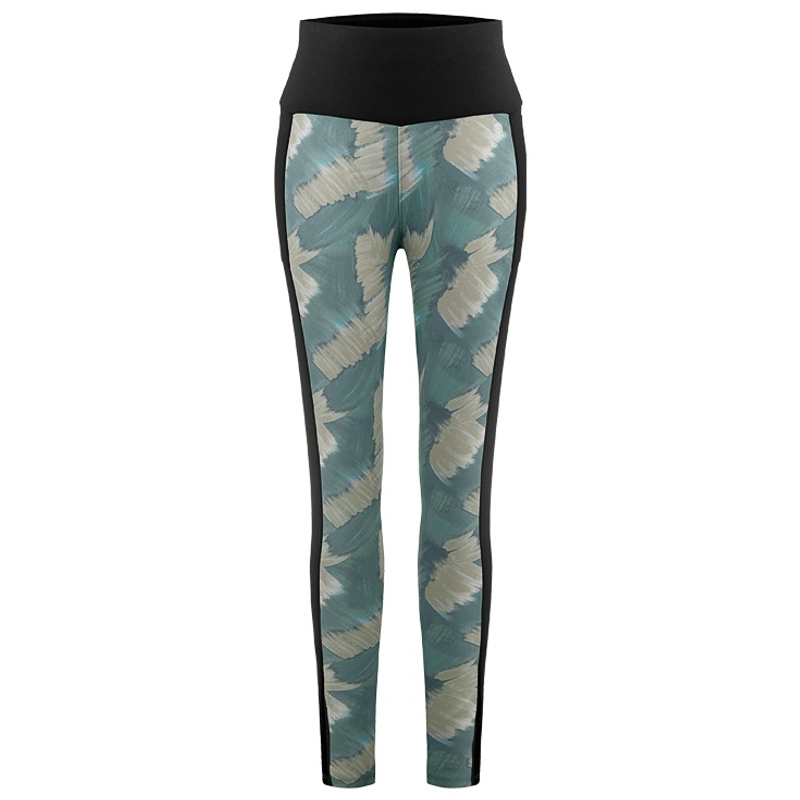 Брюки Poivre Blanc Paint-Art Leggins W (Зеленый/Черный)