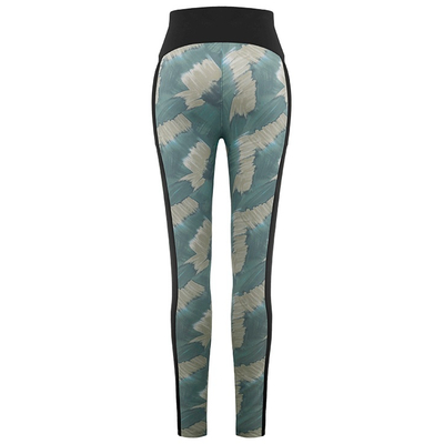Брюки Poivre Blanc Paint-Art Leggins W (Зеленый/Черный)