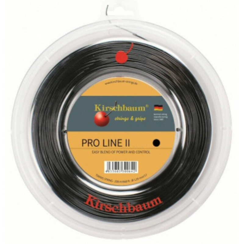 Теннисная струна Kirschbaum Pro Line 2 1,20 черная 200 метров