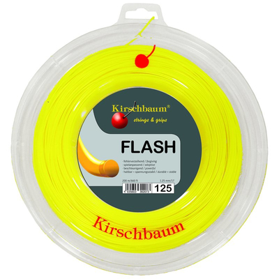 Теннисная струна Kirschbaum Flash 1,25 200 метров Yellow