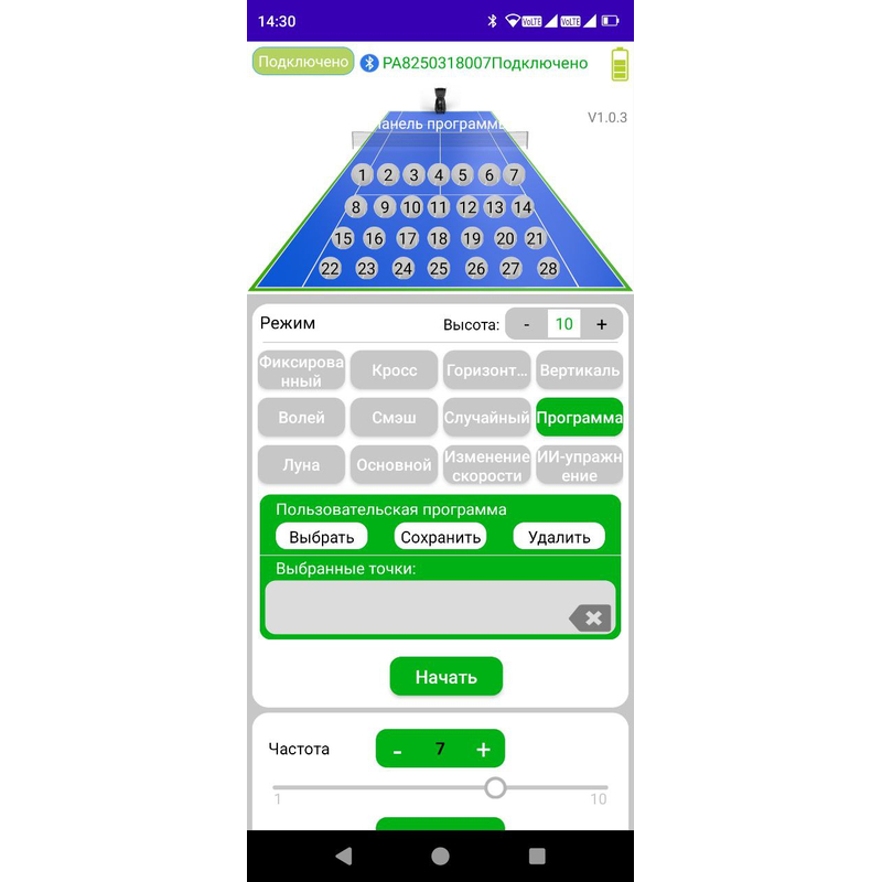 Пушка для большого тенниса и падела SELFIT модель Smart Pro